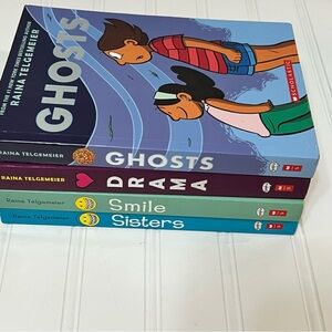Raina Telgemeier Graphic Novels 4 books